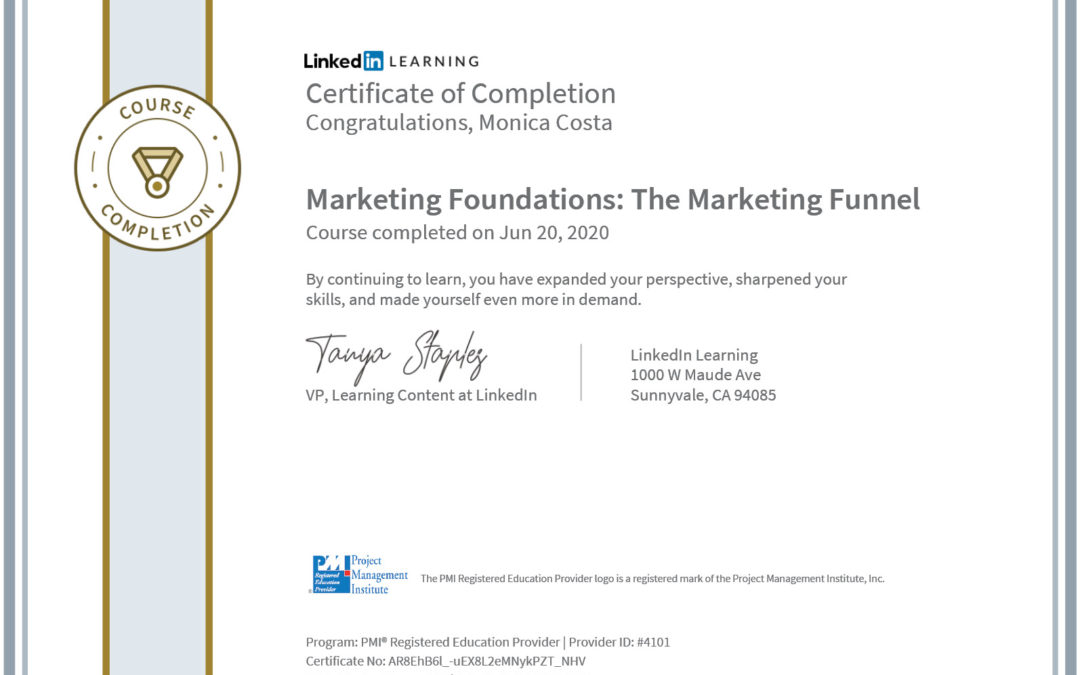 Certificate Marketing funnel