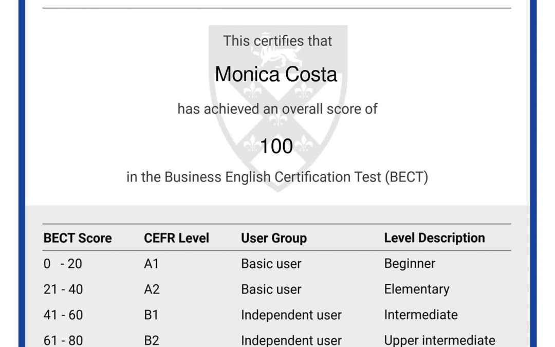 Business English Certification Test (BECT)