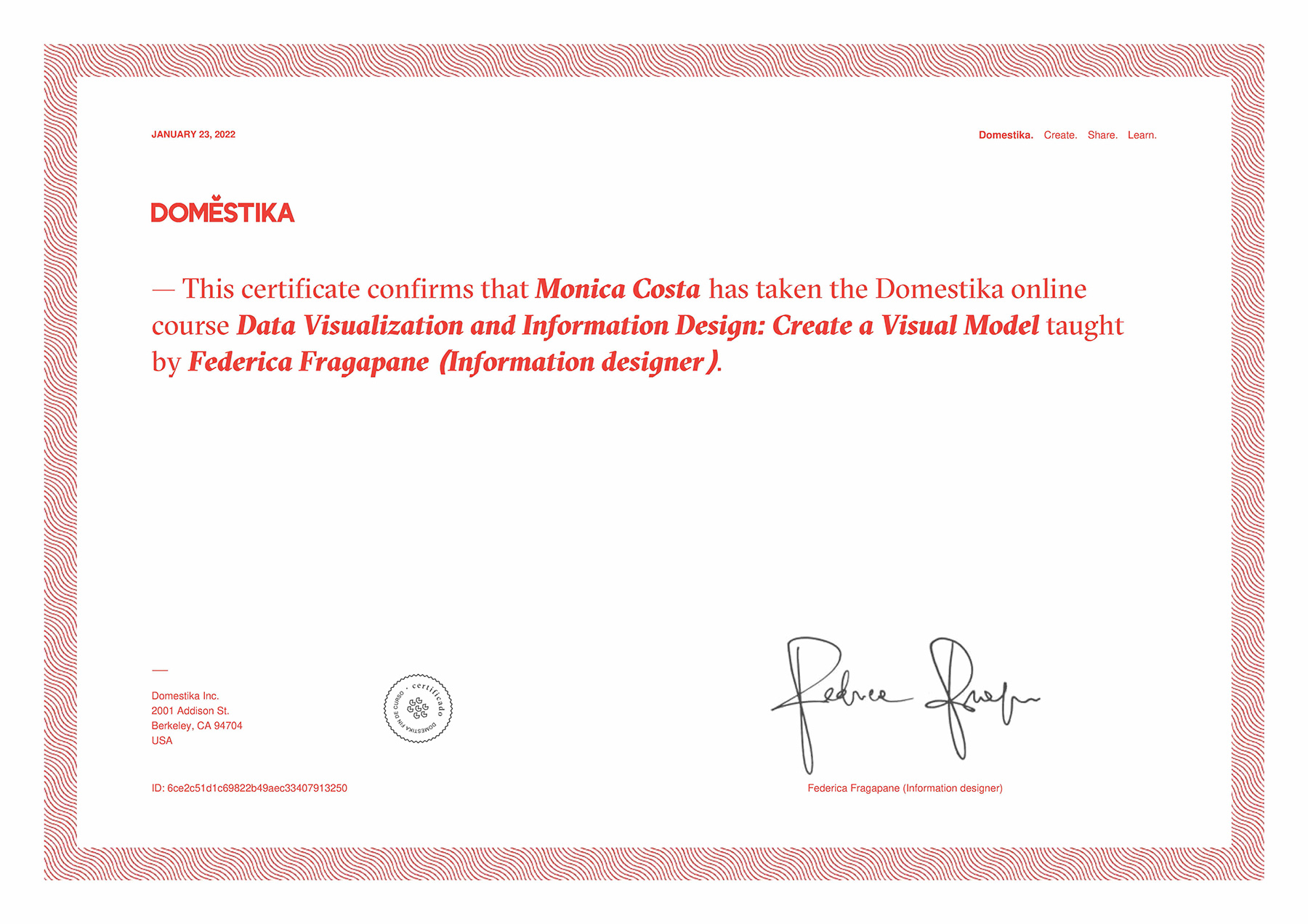 Data Visualization and Information Design - Creating Visual Models